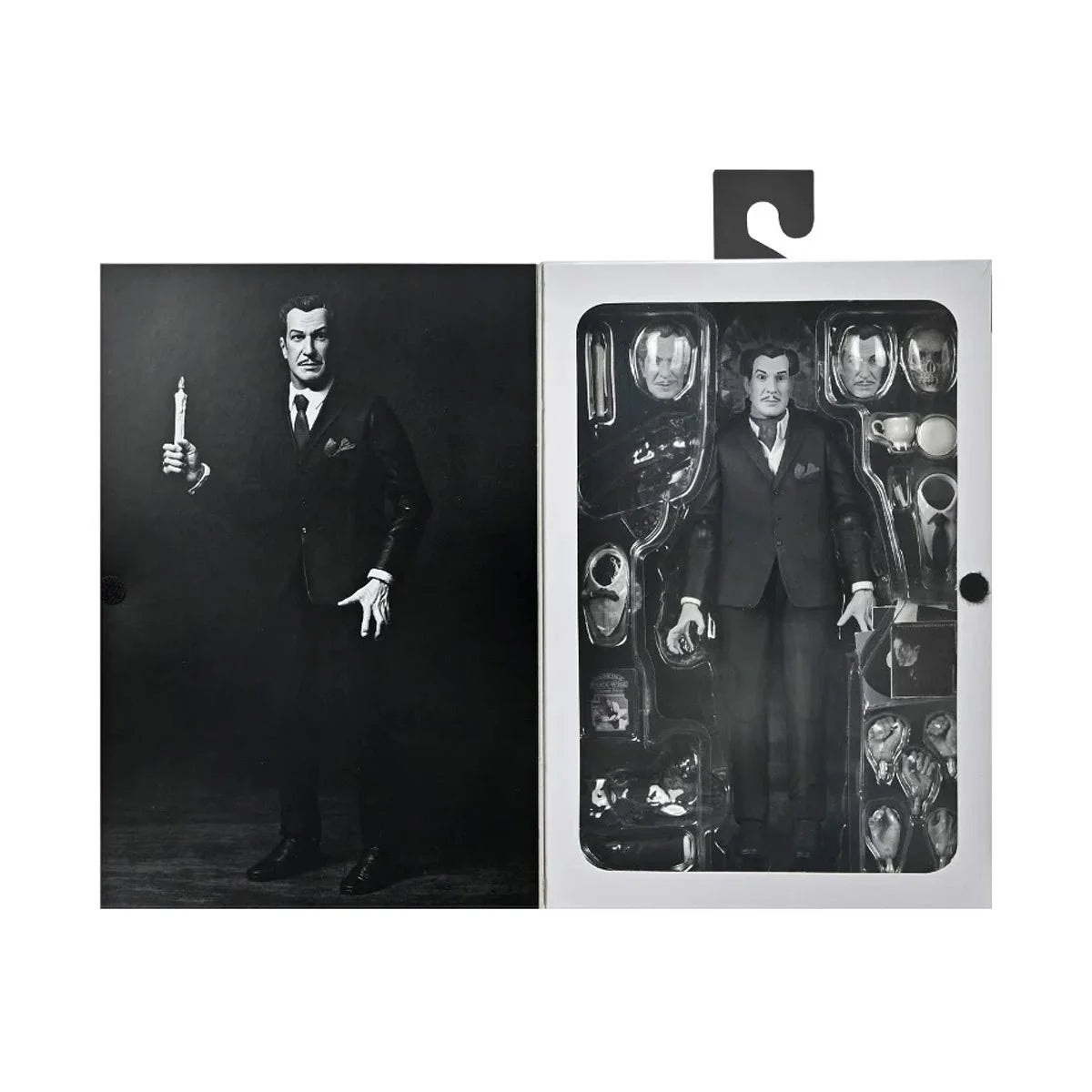 Vincent Price - Ultimate Silver Screen Edition B&W NECA 7-Inch Action Figure new in box with multiple accessories by Neca