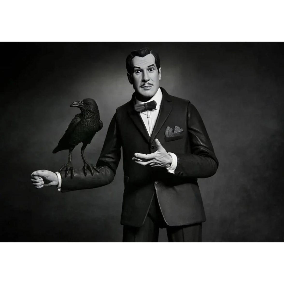 Vincent Price - Ultimate Silver Screen Edition B&W NECA 7-Inch Action Figure new in box with raven accessory by Neca