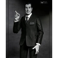 Vincent Price - Ultimate Silver Screen Edition B&W NECA 7-Inch Action Figure in black suit holding cigarette new in box collectible