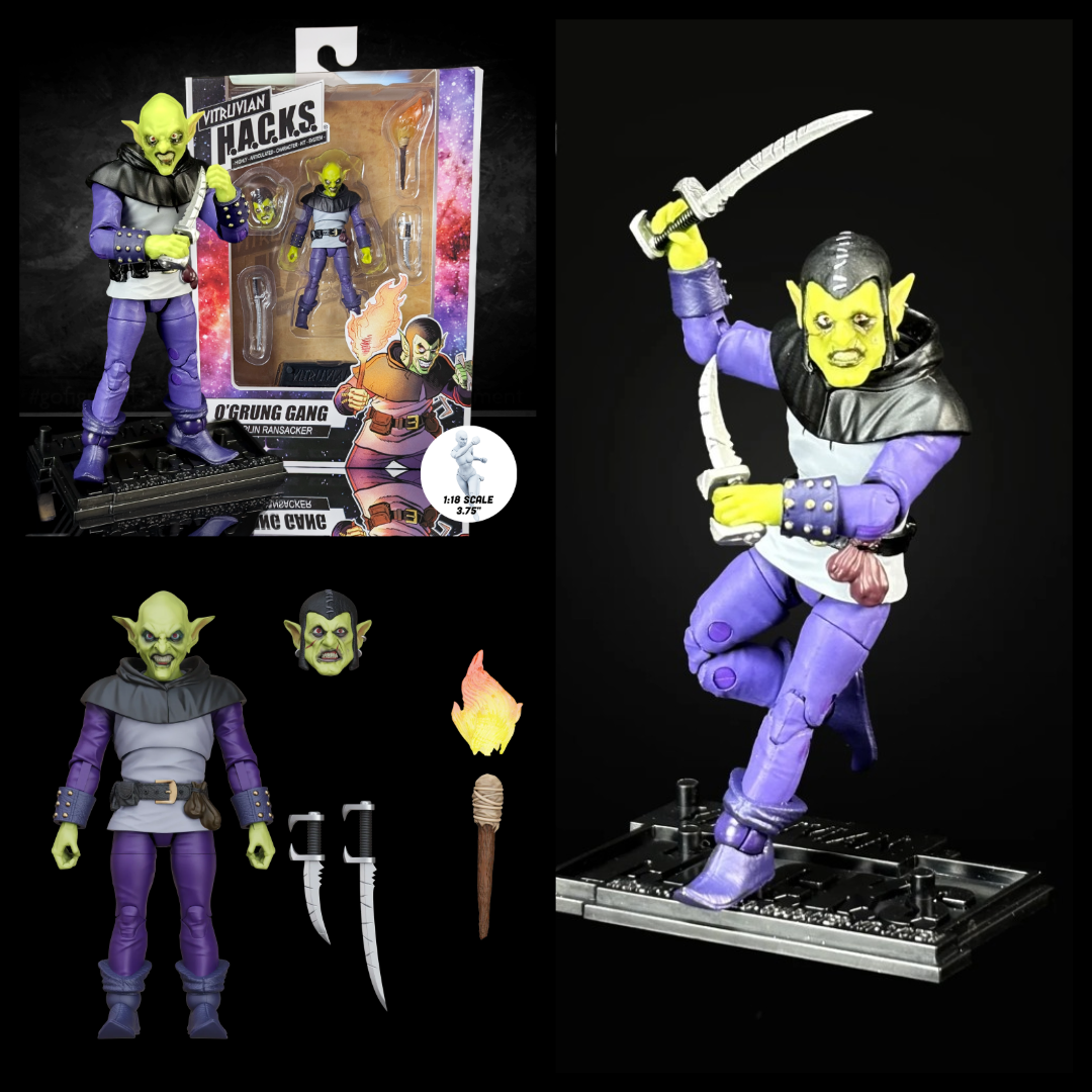 Goblin Ransacker Vitruvian H.A.C.K.S. O'Grung Gang Action Figure Boss Fight new in box with accessories by Boss Fight Studio Llc
