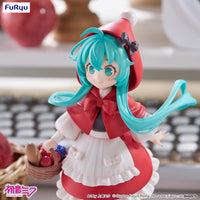 Vocaloid Hatsune Miku Little Red Riding Hood Version Desktop Fairy Statue by FuRyu new in box collectible by Banpresto