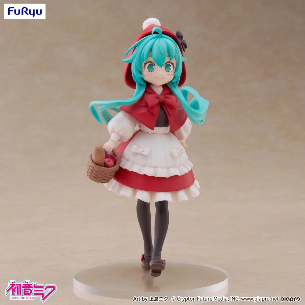 Vocaloid Hatsune Miku Little Red Riding Hood Version Desktop Fairy Statue by FuRyu new in box collectible by Banpresto