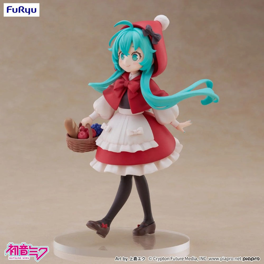 Vocaloid Hatsune Miku Little Red Riding Hood Version Desktop Fairy Statue by FuRyu new in box collectible by Banpresto