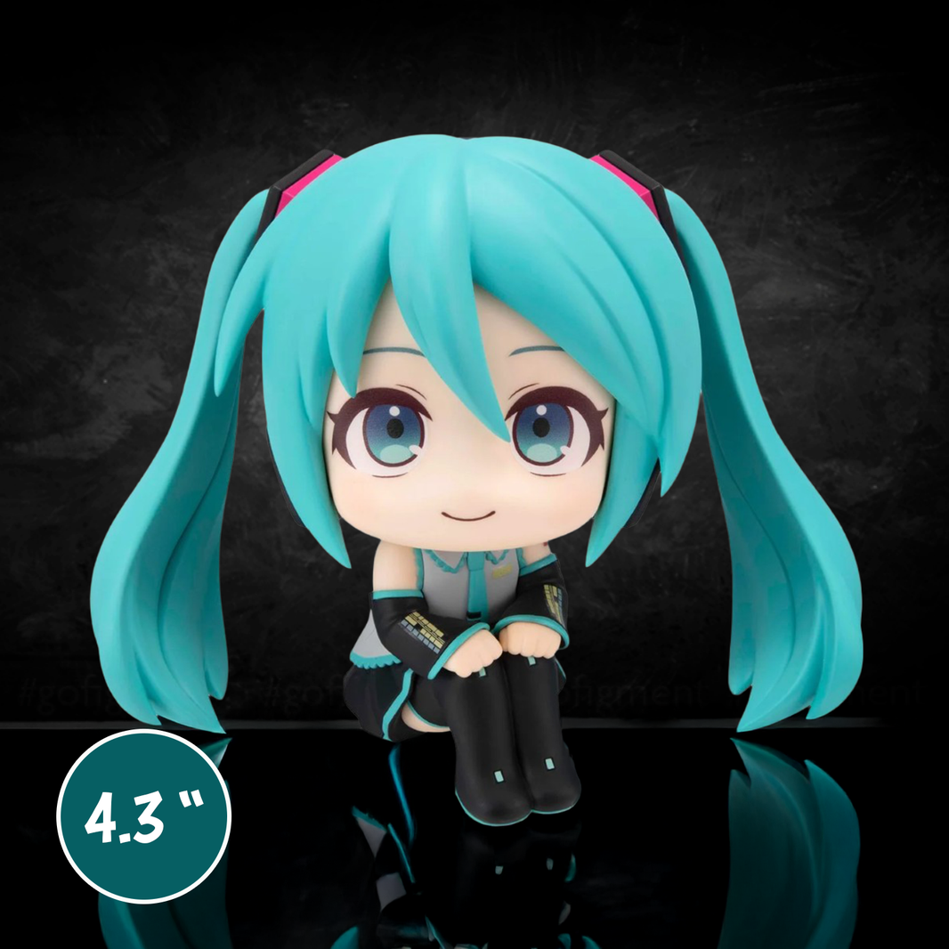 Hatsune Miku Look Up Series Statue MegaHouse Vocaloid Figure featuring 1:12 scale vibrant blue-haired collectible new in box