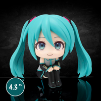 Hatsune Miku Look Up Series Statue MegaHouse Vocaloid Figure featuring 1:12 scale vibrant blue-haired collectible new in box