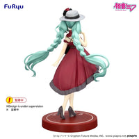 Vocaloid Hatsune Miku Outing Dress Red Color Version Trio-Try-iT Statue by FuRyu new in box Banpresto collectible figure