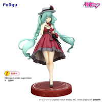 Vocaloid Hatsune Miku Outing Dress Red Color Version Trio-Try-iT Statue by FuRyu new in box Banpresto collectible figure