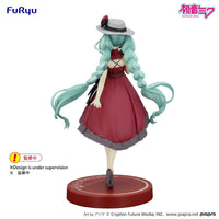 Vocaloid Hatsune Miku Outing Dress Red Color Version Trio-Try-iT Statue by FuRyu new in box Banpresto collectible figure