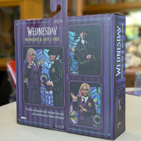 Wednesday and Enid 8-Inch Clothed Action Figure 2-Pack new in box by NECA from The Addams Family collectible set