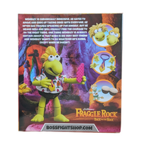 Wembley Fraggle Rock Action Figure Wave 2 Boss Fight Studio GoFigment new in box with character bio and accessories on packaging