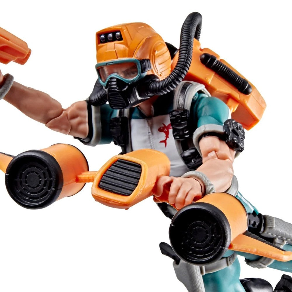 Hasbro G.I. Joe Classified Series Wet-Suit 6-inch action figure equipped with advanced underwater propulsion gear and mask