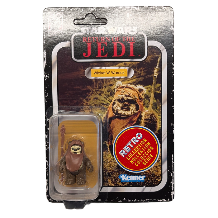 Wicket W. Warrick Star Wars Retro Collection ROTJ Action Figure in case by Kenner