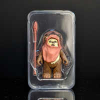 Kenner Star Wars Retro Collection Wicket W. Warrick Ewok loose action figure with spear accessory in clear plastic packaging