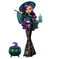 Willow Thorne Doll - Moonspell Magic by Monster High 10.5 Inces by Mattel wearing green and black with purple hair and magic accessories