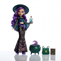 Willow Thorne Doll - Moonspell Magic by Monster High 10.5 Inces by Mattel with purple hair and magical accessories