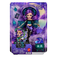 Willow Thorne Doll - Moonspell Magic by Monster High 10.5 Inces by Mattel in purple witch outfit with accessories