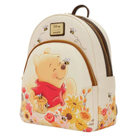 Winnie the Pooh Floral Bee Mid-Size Backpack new in box by Disney with honey pot and floral bee design