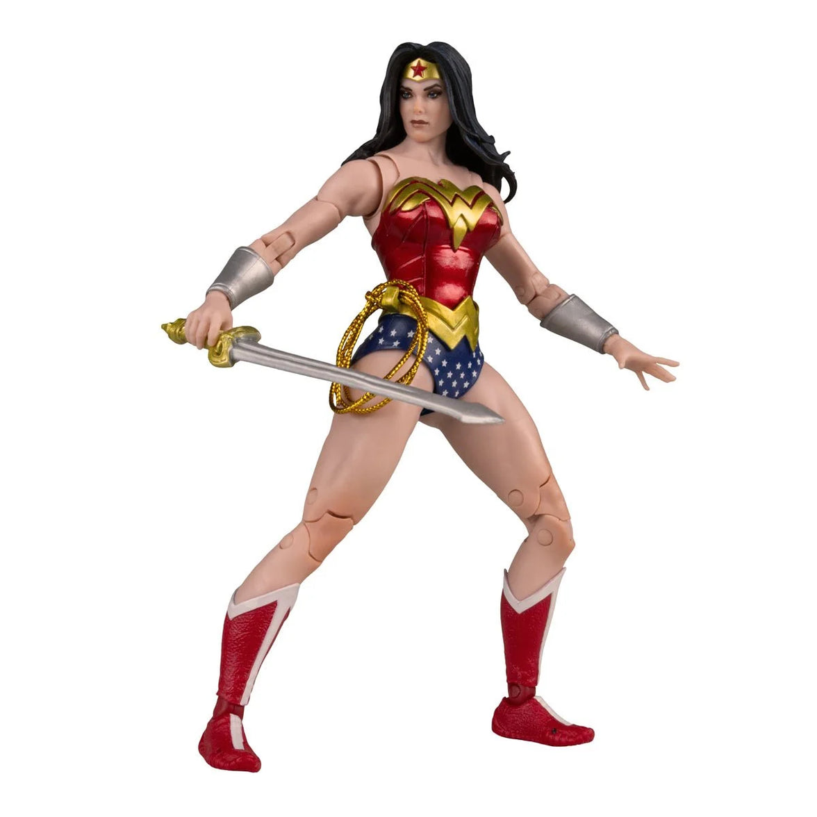 Wonder Woman Classic DC Multiverse McFarlane Vault Collection Wave 1 Action Figure by McFarlane Toys with Sword and Lasso