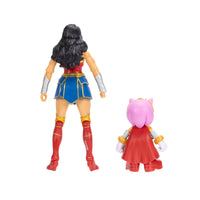 DC x Sonic the Hedgehog Amy as Wonder Woman & Wonder Woman 2-Pack Action Figures by Jakks Pacific new in box