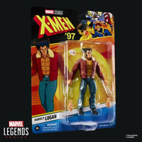 Marvel Legends 6-inch Marvel's Logan X-Men 97 action figure by Hasbro in original packaging with accessories