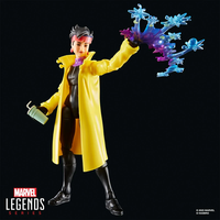 Hasbro Marvel Legends 6-inch Jubilee action figure from X-Men 97 with plasmoid powers and yellow coat