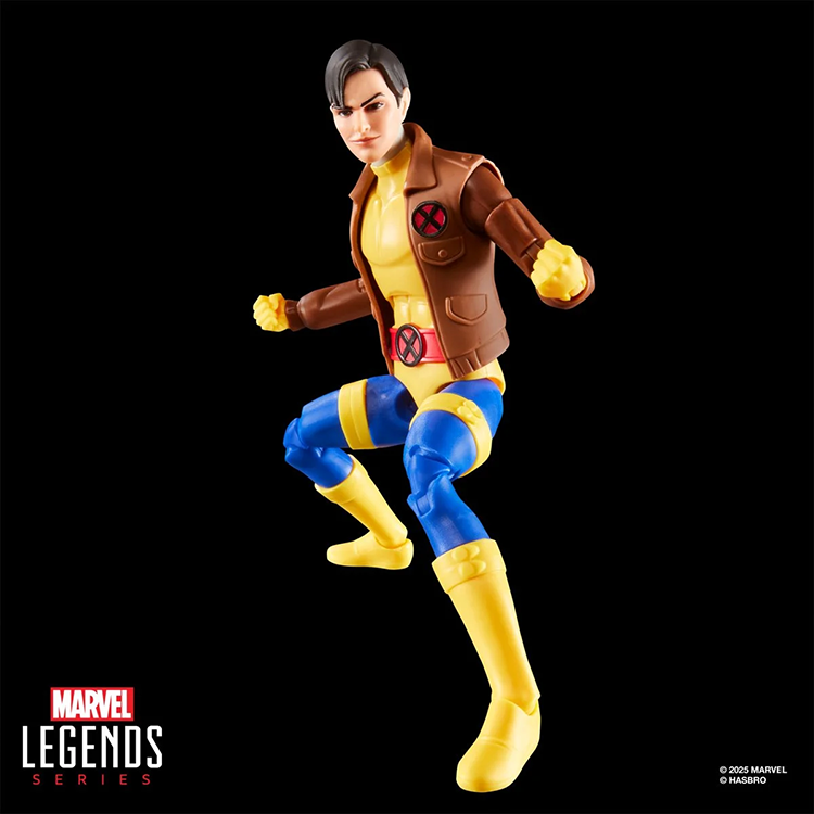 Hasbro Marvel Legends 6-inch Morph action figure in classic X-Men ’97 yellow and blue costume poseable stance