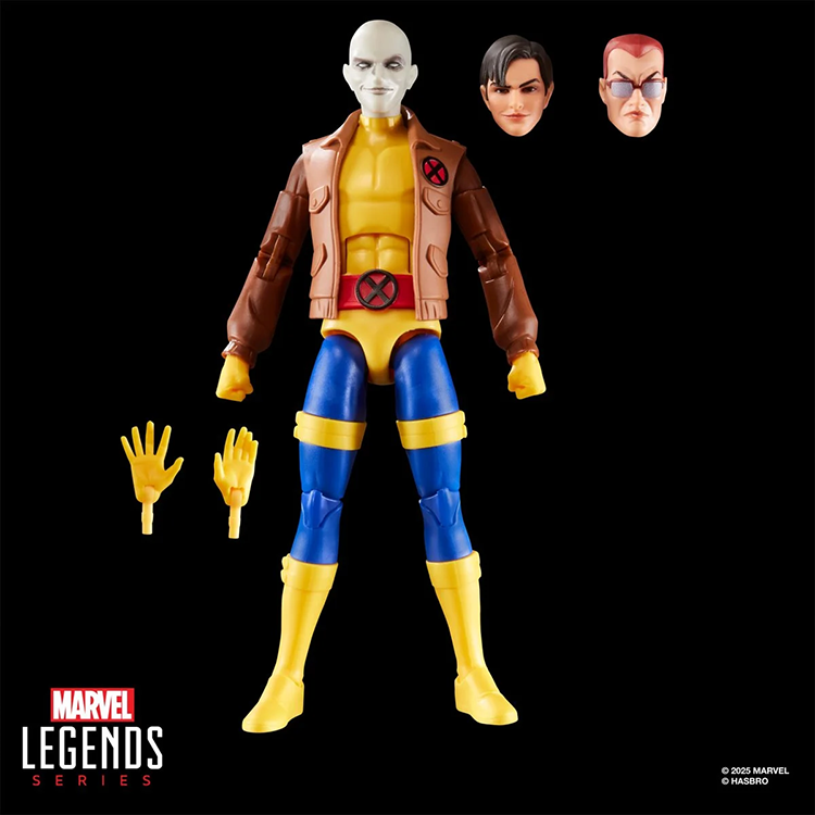 Hasbro Marvel Legends 6-inch Morph action figure with alternate heads and hands from X-Men 97 series