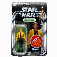 Luke Skywalker (Yavin) Star Wars Retro Collection Action Figure by Hasbro with Blaster 3.75 in carded figure