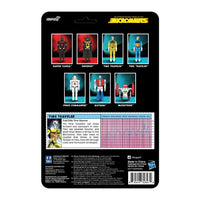 Time Traveler Micronauts Translucent YELLOW Super7 ReAction+ Action Figure new in box with character stats on backing card