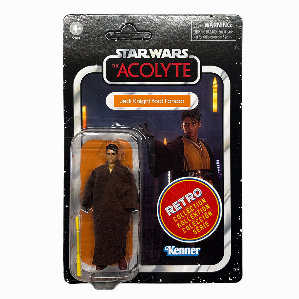 Yord Fandar Star Wars Retro Collection Action Figure 1:18 Acolyte by Kenner in retro blister packaging