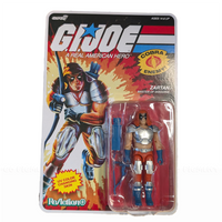Zartan GI Joe Comic ReAction Plus 1:18 Scale 3 3/4-Inch Action Figure by Super7 with bow and color-changing skin