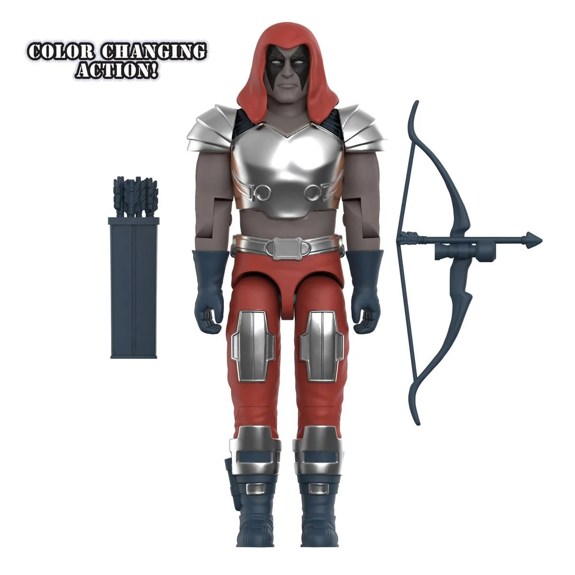 Zartan GI Joe Comic ReAction Plus 1:18 Scale 3 3/4-Inch Action Figure by Super7 with bow and arrow accessories