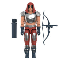 Zartan GI Joe Comic ReAction Plus 1:18 Scale 3 3/4-Inch Action Figure by Super7 with bow and quiver accessories