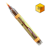 Zealot Yellow Army Painter Speedpaint Marker - One-Coat Miniature Paint SM1023P with fine brush tip for model detailing
