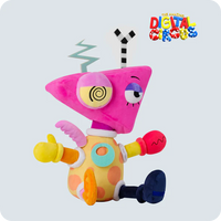 Glitch Zooble plush toy from The Amazing Digital Circus with bright colors and mix-and-match pull-apart parts