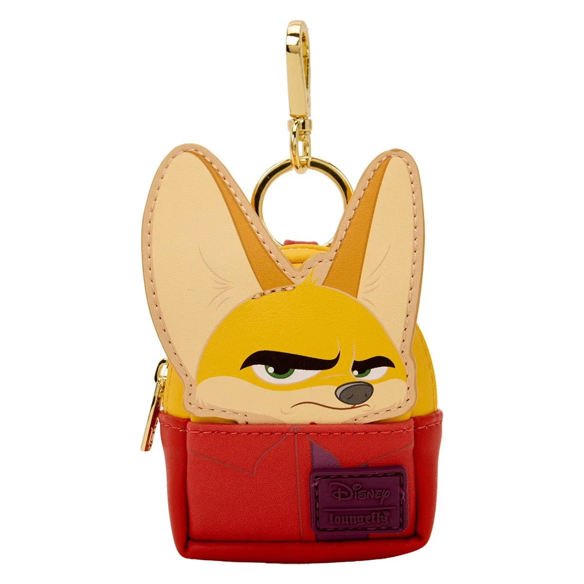 Mini-Loungefly Disney Zootopia Cosplay U-PICK Bag Charm Key Chains featuring fox design new in box by Loungefly
