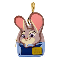 Mini-Loungefly Disney Zootopia Cosplay U-PICK Bag Charm Key Chains featuring Judy Hopps design new in box by Loungefly
