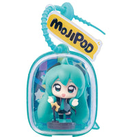 Hatsune Miku Blokees Mojipod Model Kit Diverse Music Festival Case of 6 Blokees turquoise figure in case