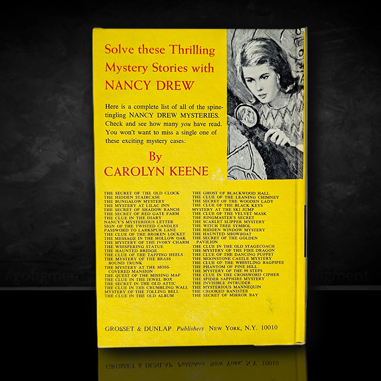 42 The Phantom of Pine Hill Nancy Drew Mystery Books -1965 (yb-white-endpages) vintage hardcover by Grosset & Dunlap, Inc.
