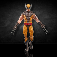 Wolverine Daken action figure by Hasbro in classic yellow and brown suit with extended claws and detailed tattoos