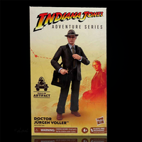 Indiana Jones Adventure Series Doctor Jürgen Voller action figure in suit with briefcase by Hasbro packaging