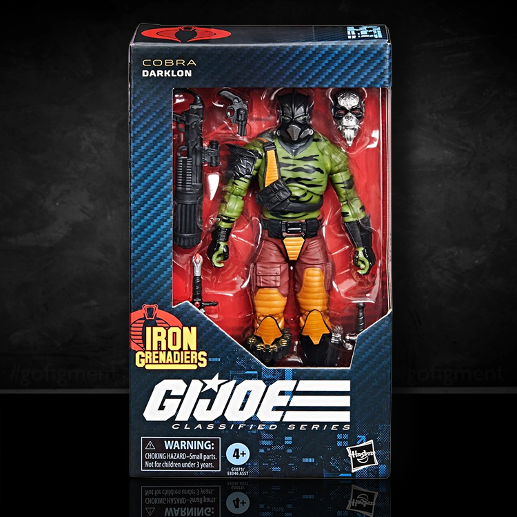 Darklon and Storm Shadow Action Figures GI Joe Classified Series 6inch 2 Pack image 1