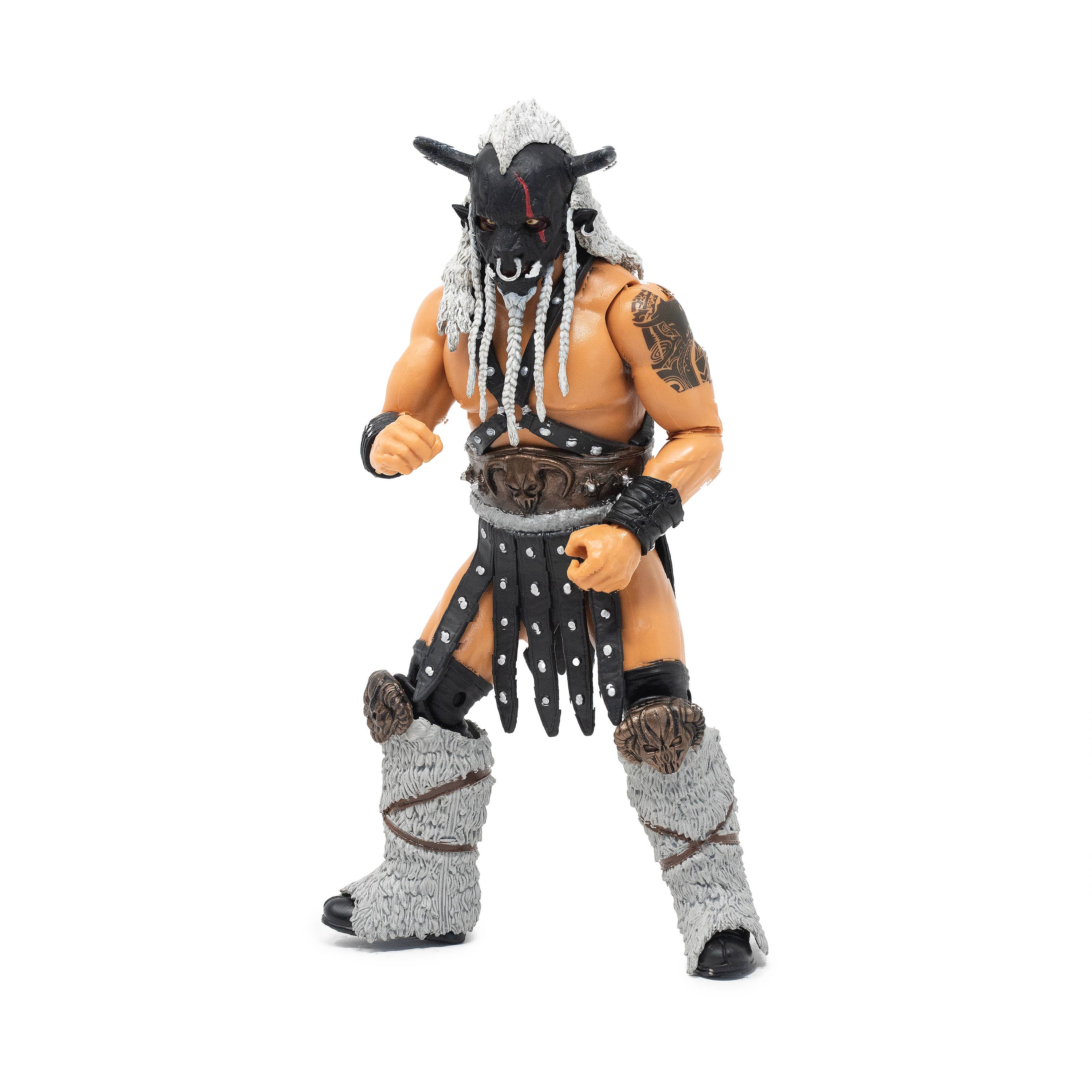 Black Taurus "The Beast Mortos" Legends of Lucha Libre Fanaticos 6" Action Figure (1:12 Scale) by Boss Fight Studio Llc new in box