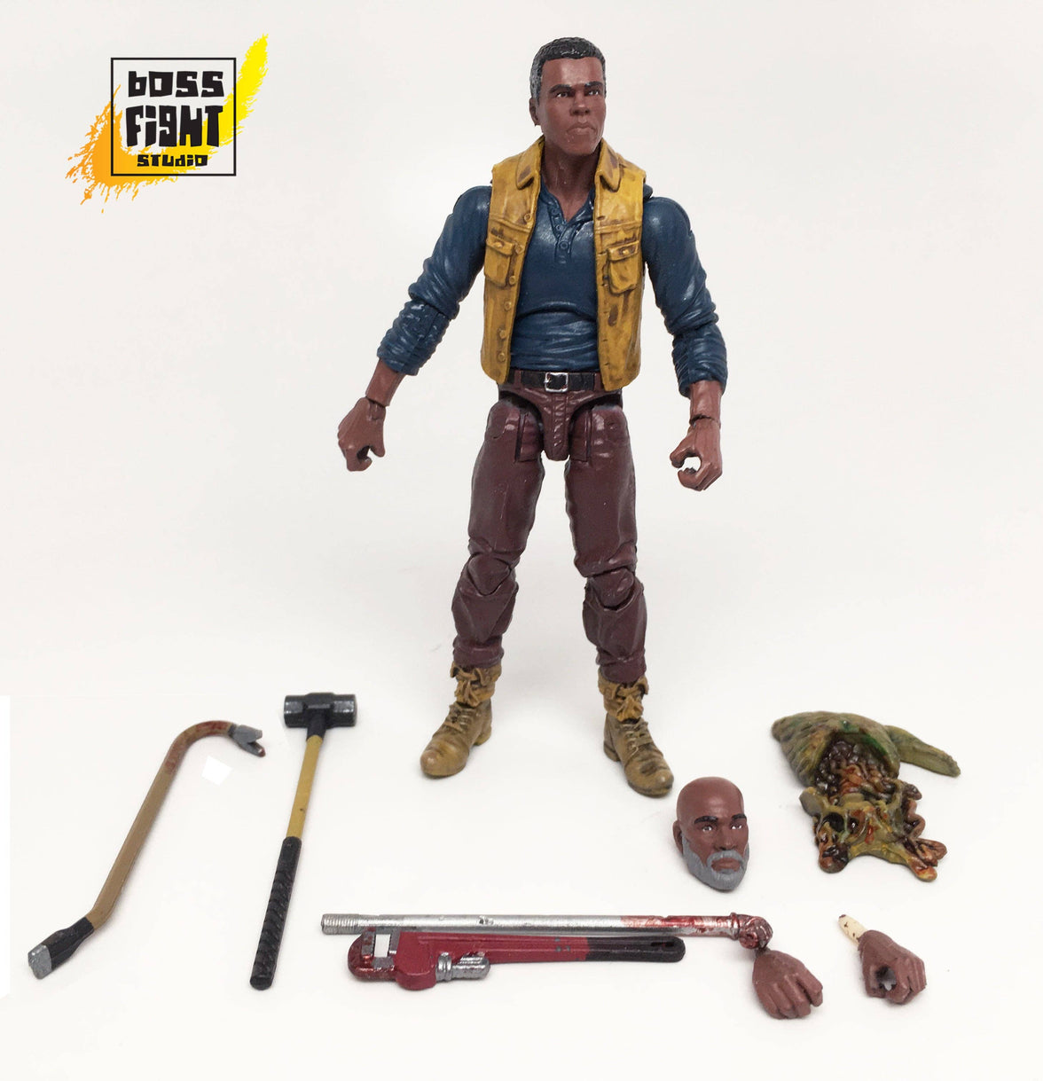 Vitruvian H.A.C.K.S. Action Figure: Series Z - Jean Brothers – Fortification Specialists & Survivor Heroes 1:18 Scale by Boss Fight Studio Llc new in box