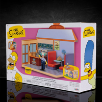 Jakks Pacific The Simpsons Krusty Burger playset and Krusty figure in colorful branded packaging box