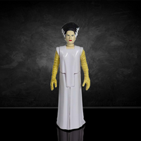 Universal Monsters Bride of Frankenstein action figure with white gown and signature black and white hair by Super7