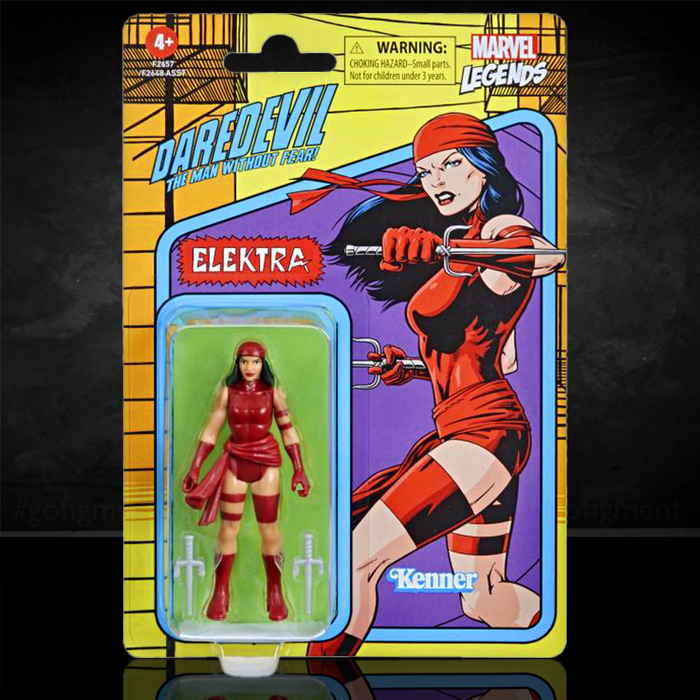 Elektra from Daredevil Marvel Legends Retro Collection 3.75" Action Figure image 0