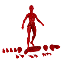 Vitruvian H.A.C.K.S. Superhero Red Blanks Female Action Figure – 1/18 Scale Collectible by Boss Fight Studio Llc new in box with accessories