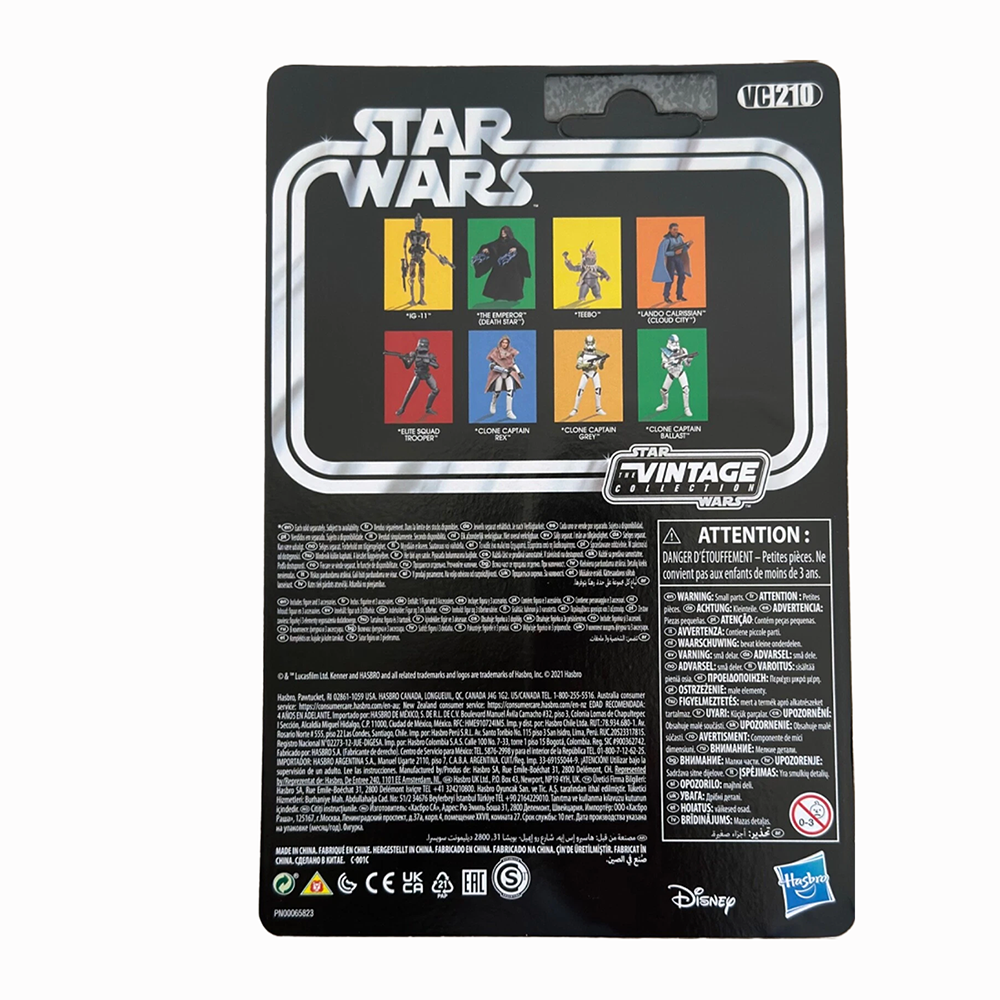 Clone Commander Ballast 1:18 | 3.75" Star Wars The Vintage Collection Action Figure VC-210 Kenner card back