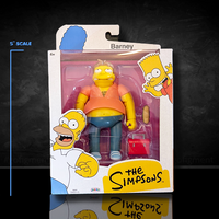 Barney Gumble and Lenny Leonard Combo Wave 4 Action Figure The Simpsons 5in image 2